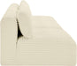 Shaggy - 3 Seat Modular Armless Sofa - Simple Home Plus