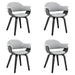 Adalyn - Dining Room Accent Chair With Black Frame - Simple Home Plus