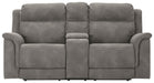 Next-Gen Durapella - Reclining Power Loveseat With Console - Simple Home Plus