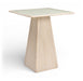 Atrium - Glass Top And Wood Base Dining Table - Simple Home Plus