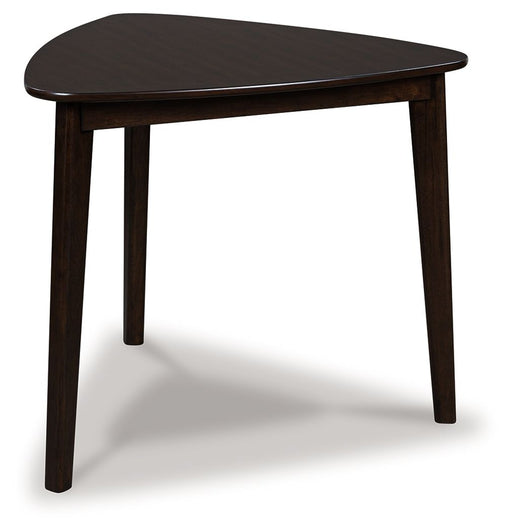Mallenette - Merlot - Triangle Dining Room Table - Simple Home Plus