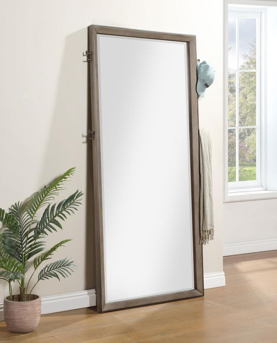 Durango - Full Length Standing Floor Mirror - Washed Oak - Simple Home Plus