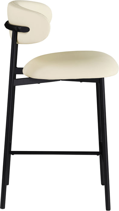 Lupita - Counter Stool (Set of 2) - Cream - Simple Home Plus