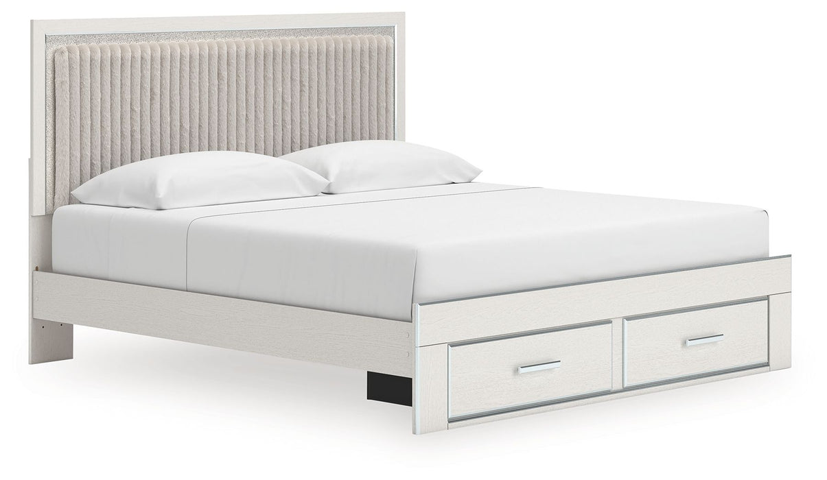 Zuraleus - Upholstered Panel Platform Storage Bed - Simple Home Plus