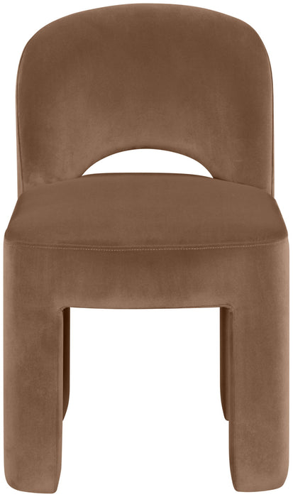 Celine - Velvet Performance Fabric Upholstered Dining Chair (Set of 2) - Simple Home Plus
