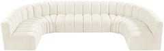 Arc - Velvet Modular U-Shaped Sectional - Simple Home Plus