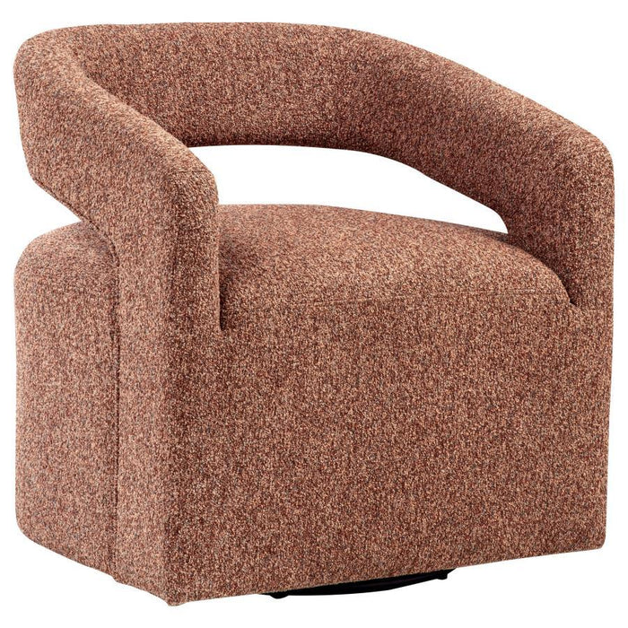 Westhill - Boucle Upholstered Swivel Accent Chair - Simple Home Plus
