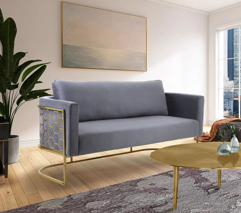 Casa - Sofa with Gold Legs - Simple Home Plus