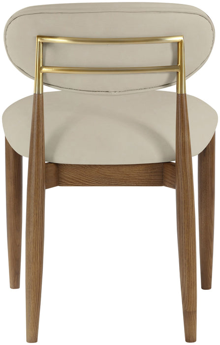 Riccio - Side Chair (Set of 2) - Walnut Frame - Simple Home Plus