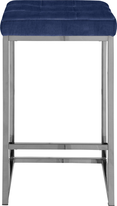 Nicola - Velvet Stool (Set of 2) - Simple Home Plus