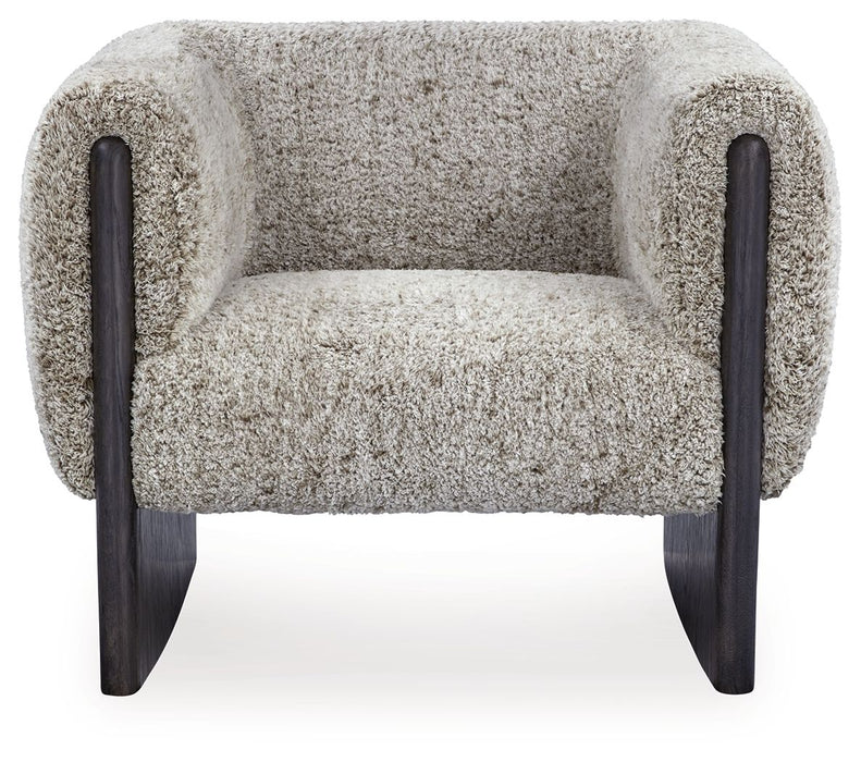 Olethea - Accent Chair - Oatmeal - Simple Home Plus