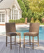 Walton Bridge - Driftwood - Barstool (Set of 2) - Simple Home Plus