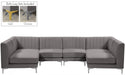 Alina - 6 Piece Modular U-Shaped Sectional - Simple Home Plus