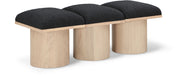 Pavilion - 3 Piece Modular Bench With Natural Base - Simple Home Plus