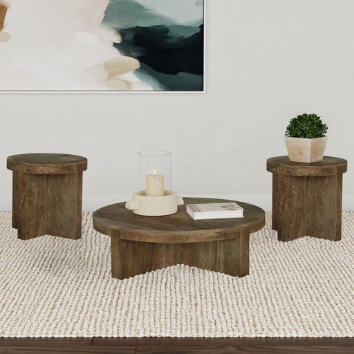 Kinkaid - Solid Wood Coffee And End Table Set - Simple Home Plus