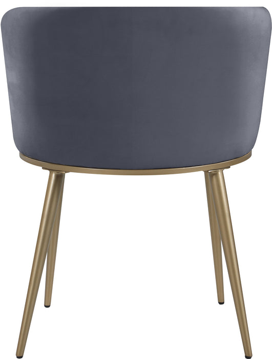 Skylar - Dining Chair with Gold Legs (Set of 2) - Simple Home Plus