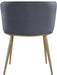 Skylar - Dining Chair with Gold Legs (Set of 2) - Simple Home Plus