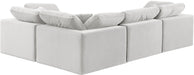Comfy - 4 Piece Velvet Modular Sectional - Simple Home Plus