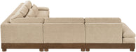Turin - Chenille Fabric Upholstered Modular Sectional - Beige - Simple Home Plus