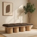 Pavilion - 8 Piece Modular Bench With Natural Base - Simple Home Plus
