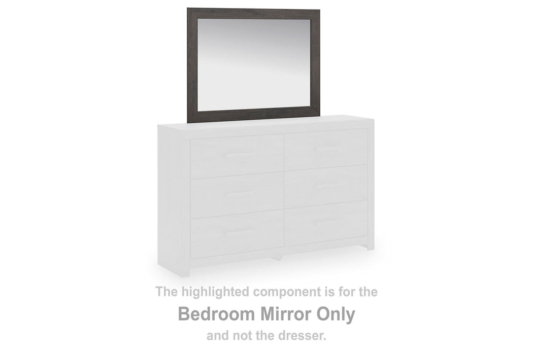 Prendonea - Bedroom Mirror - Charcoal - Simple Home Plus