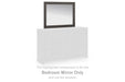 Prendonea - Bedroom Mirror - Charcoal - Simple Home Plus