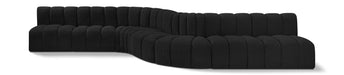 Arc - Boucle Fabric 8 Piece Curved Modular Sofa - Simple Home Plus