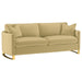 Corliss - Upholstered Arched Arm Sofa - Simple Home Plus