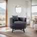 Harper - Swivel Chair - Dark Gray - Simple Home Plus