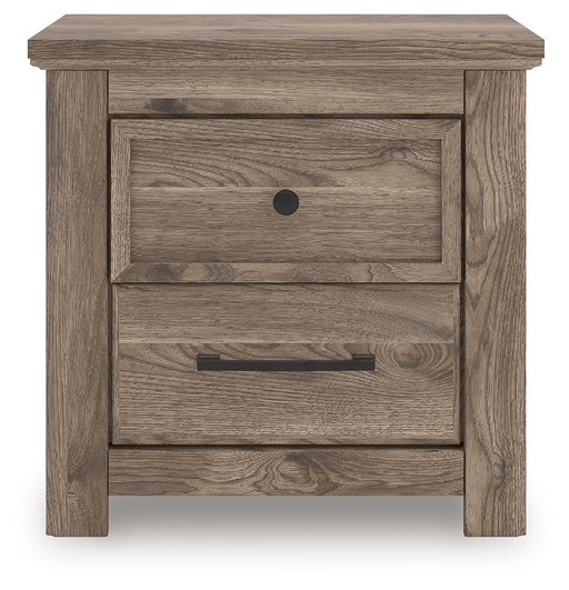 Rusticott - Brown - Two Drawer Night Stand - Simple Home Plus