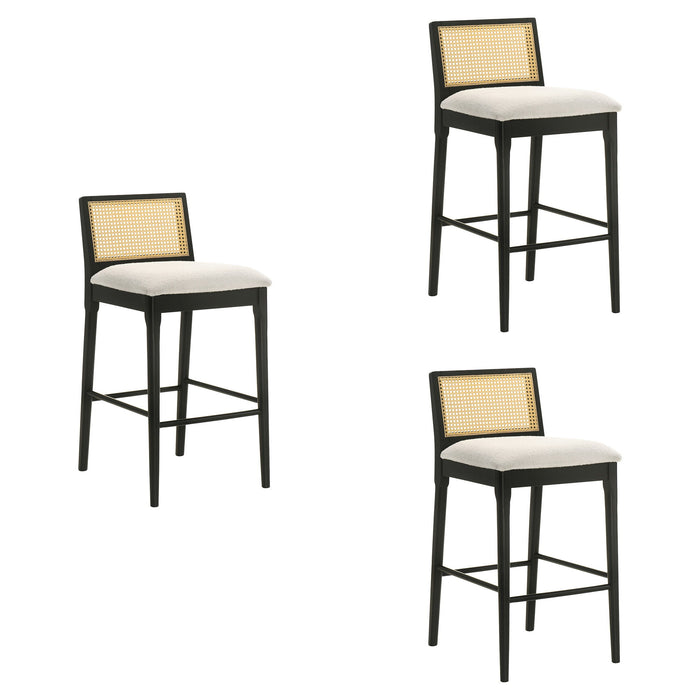 Tobias - Coastal Modern Wood Bar Height Kitchen Bar Stool - Simple Home Plus