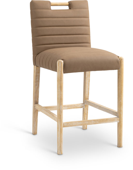 Aimee - Counter Stool - Light Brown Legs - Simple Home Plus