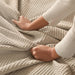 Waffle Weave - King Cotton Blanket - Khaki - Simple Home Plus