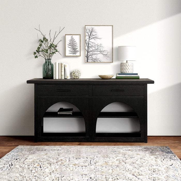 Grayson - Accent Console - Black / Gray - Simple Home Plus