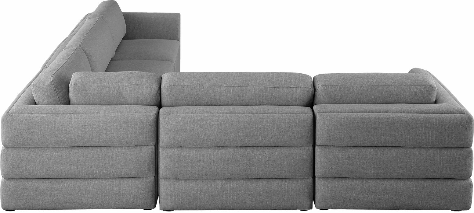 Beckham - 5 Piece Modular Corner Sectional - Simple Home Plus