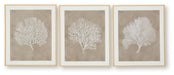 Hendridge - Taupe / White - Wall Art Set (Set of 3) - Simple Home Plus