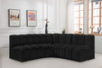 Arc - Boucle Fabric 4 Piece Corner Modular Sofa - Simple Home Plus