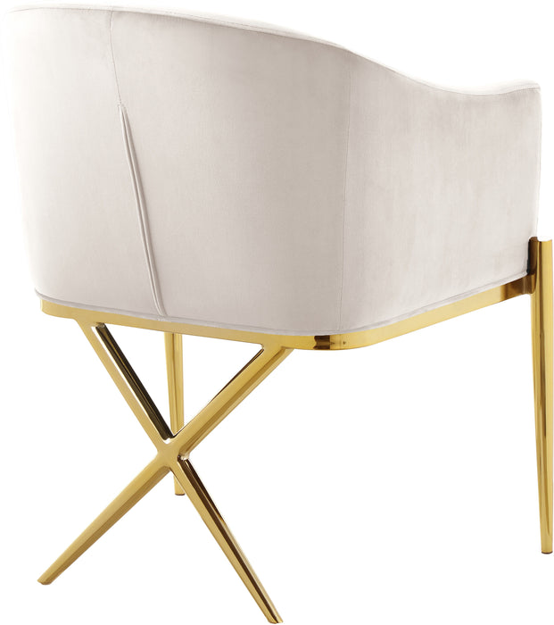 Xavier - Dining Chair with Gold Legs - Simple Home Plus