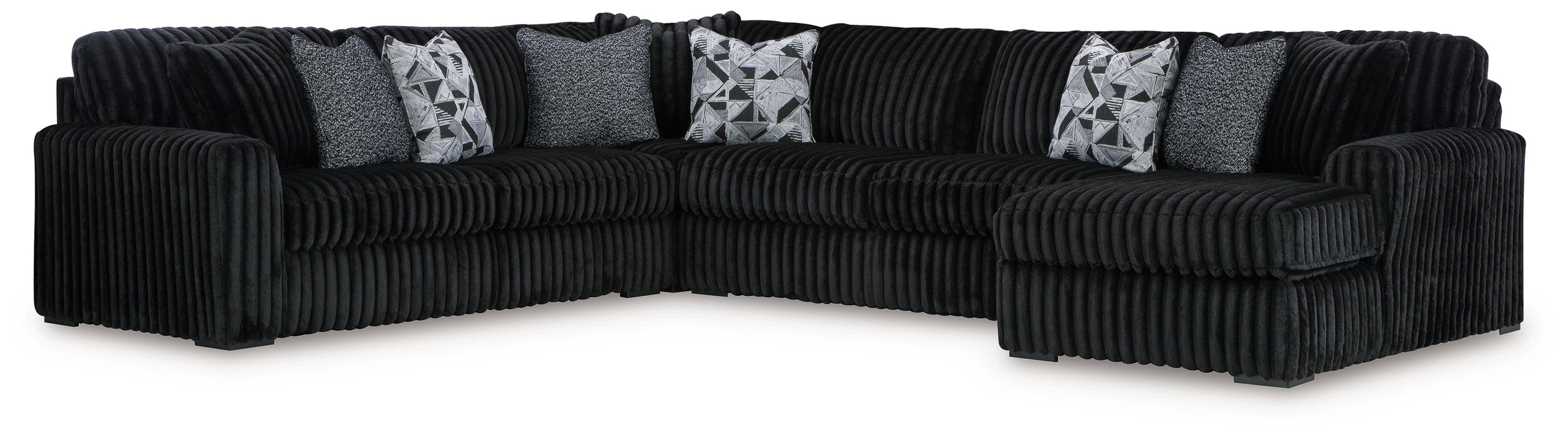 Midnight-Madness - Sectional Set - Simple Home Plus