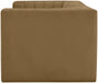 Rummi - Velvet Performance Fabric Upholstered 2 Piece Modular Loveseat - Simple Home Plus