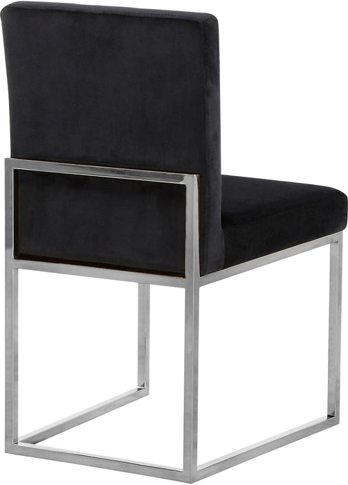 Giselle - Dining Chair with Chrome Base (Set of 2) - Simple Home Plus