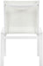 Nizuc - Outdoor Patio Dining Chair With White Frame (Set of 2) - Simple Home Plus