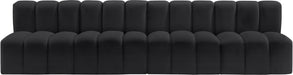 Arc - Faux Leather 4 Seats Modular Sofa - Simple Home Plus