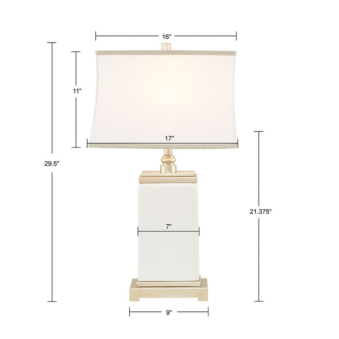Colette - Table Lamp - Ivory