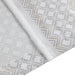 Ebby - Poly Printed Curtain Panel With Tufted Stripe (Set of 2) - White / Taupe - Simple Home Plus