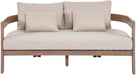 Newport - Water Resistant Fabric 65" Upholstered Outdoor Patio Loveseat - Simple Home Plus