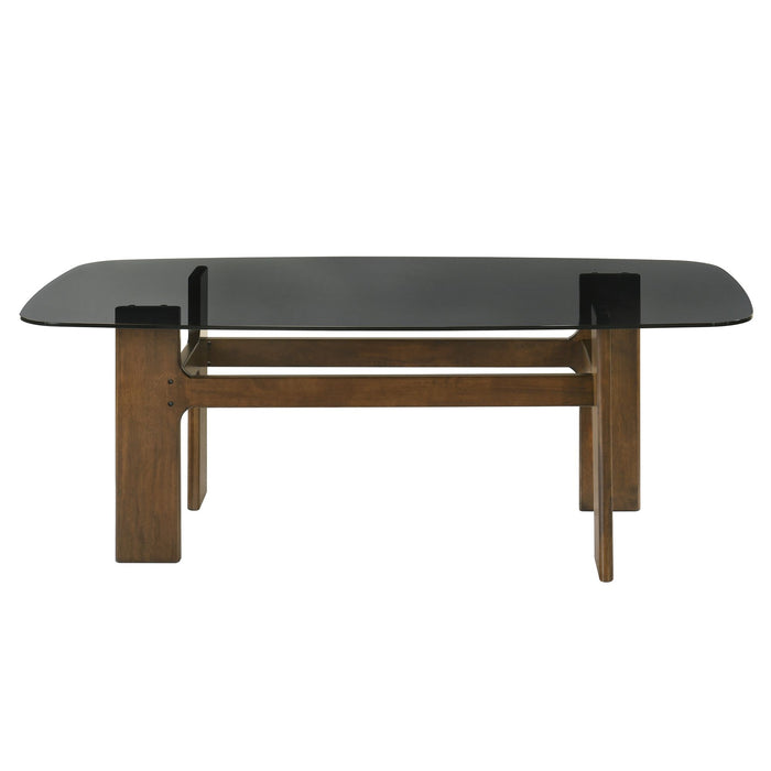 Ileena - Rectangle Wood Dining Table - Walnut - Simple Home Plus
