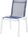Nizuc - Outdoor Patio Dining Chair With White Frame (Set of 2) - Simple Home Plus
