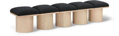 Pavilion - 5 Piece Modular Bench With Natural Base - Simple Home Plus