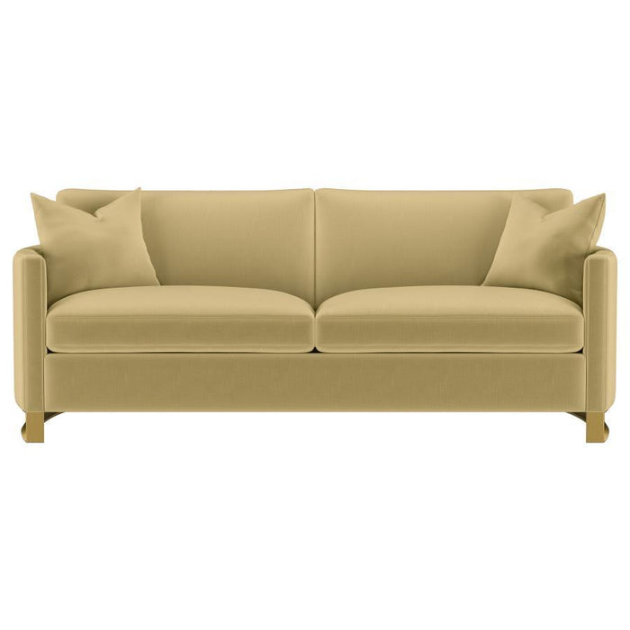 Corliss - Upholstered Arched Arm Sofa - Simple Home Plus